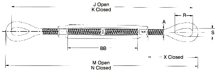 Eye & Eye Turnbuckles