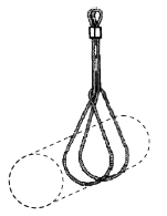 Two leg wire rope Sling